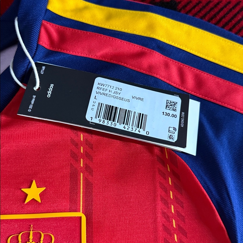 Spain 🇪🇸 #19 Lamine Yamal 2026 FIFA World Cup Adidas Home Jersey - Picture 3 of 11